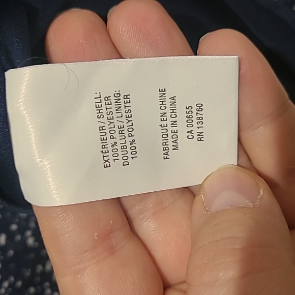 Size 2x Navy/White dress (Reitmans) - Picture 6 of 6